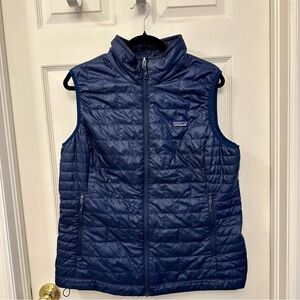 Patagonia Nano Puff Insulated Vest - Women's; Navy, XL